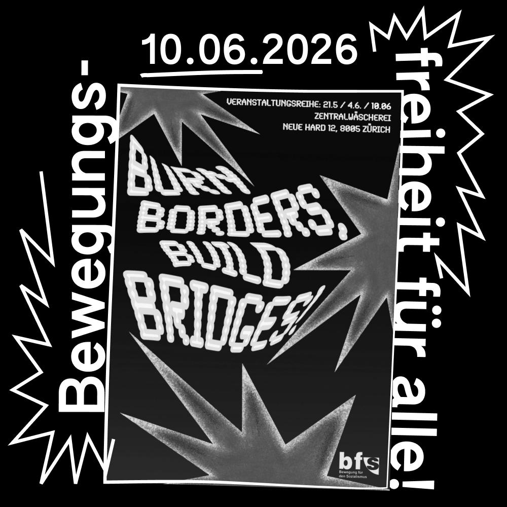 Podiumsdiskussion: Burn borders, build bridges!